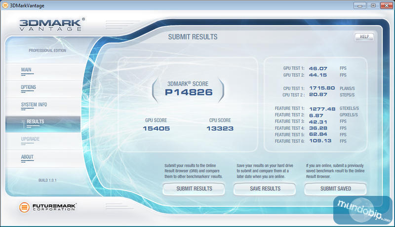 3DMark Vantage AMD Radeon HD 6850 OC