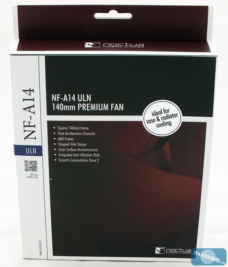 Frontal embalaje Noctua NF-A14-ULN