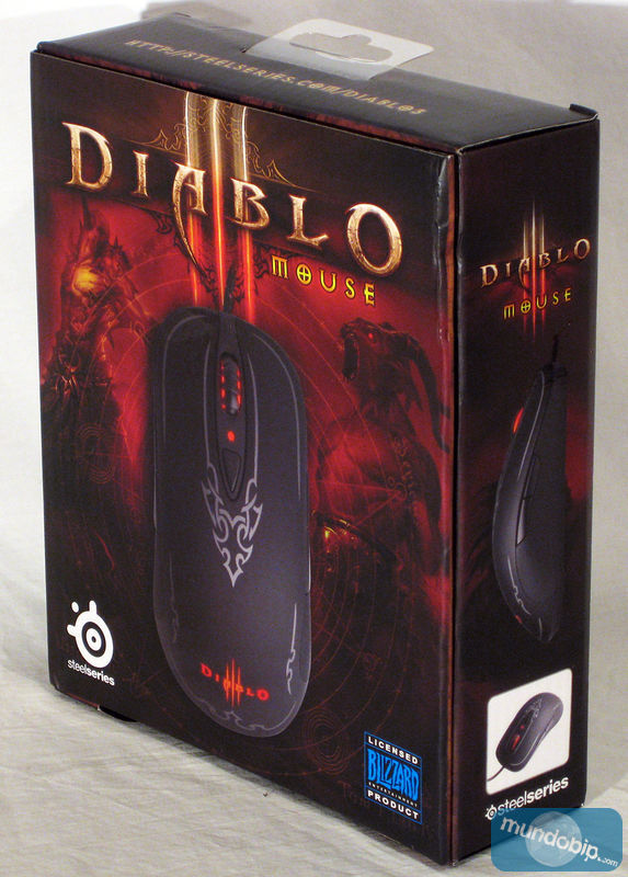 Angulo embalaje Raton SteelSeries Diablo III