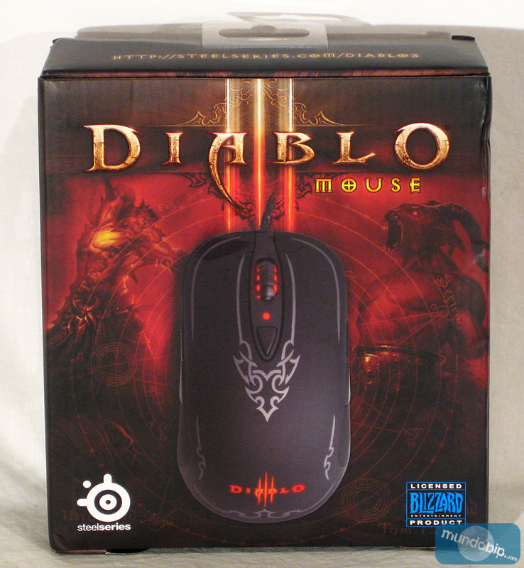 Frontal embalaje Raton SteelSeries Diablo III