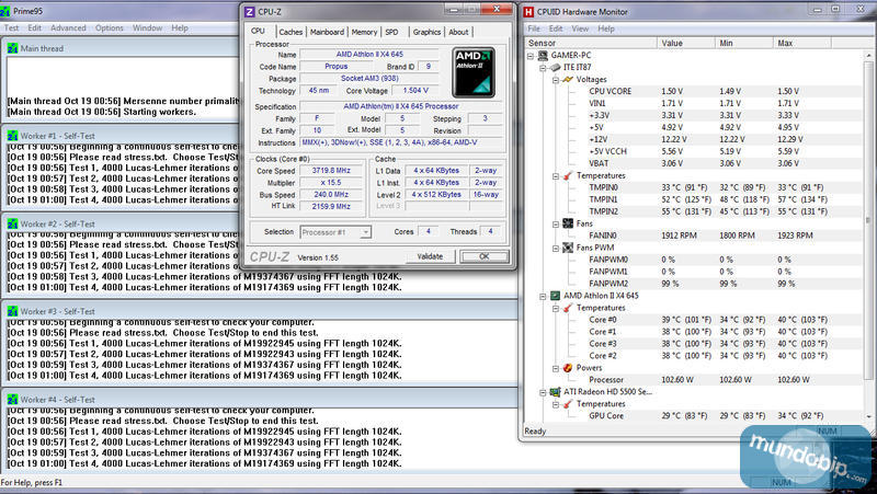 Overclocking AMD Athlon II X4 645