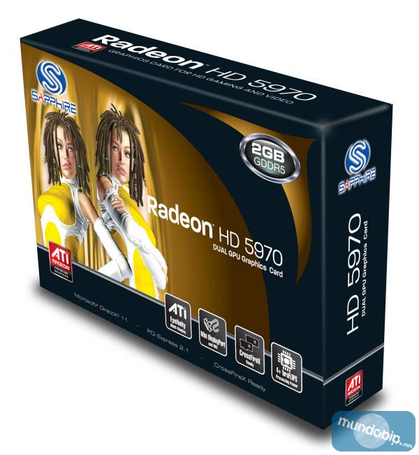 Caja Sapphire Radeon HD5970 OC