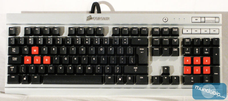 Teclas FPS alternativa Corsair Vengeance K60