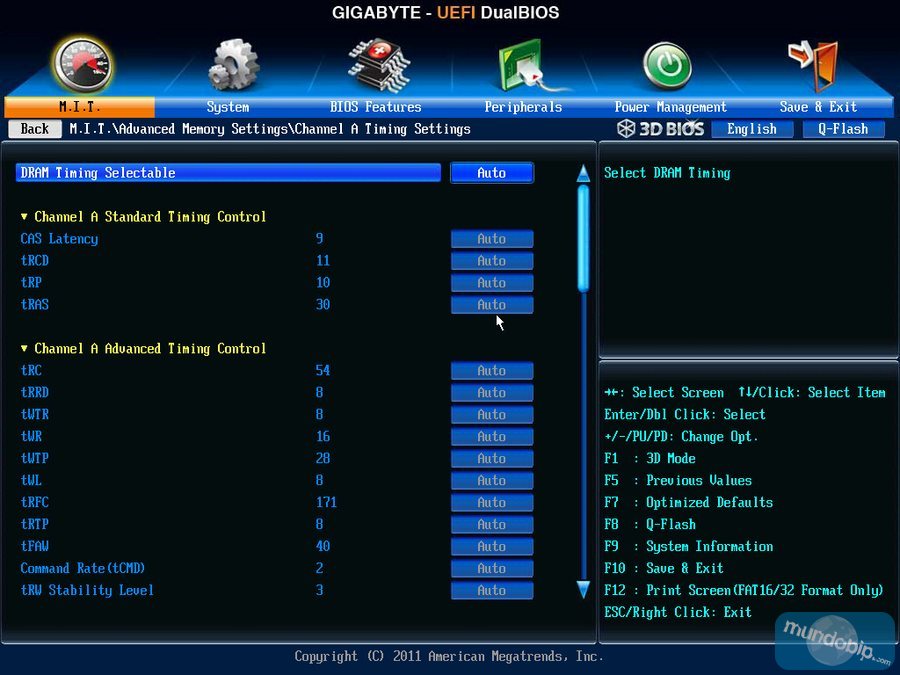 BIOS VI Gigabyte GA-Z77X-UP7