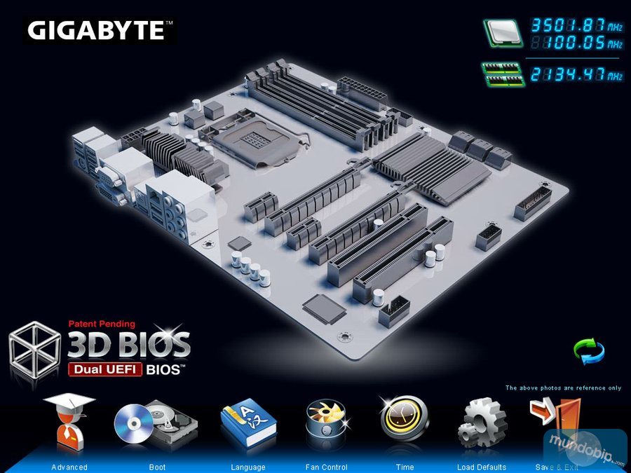 BIOS X Gigabyte GA-Z77X-UP7