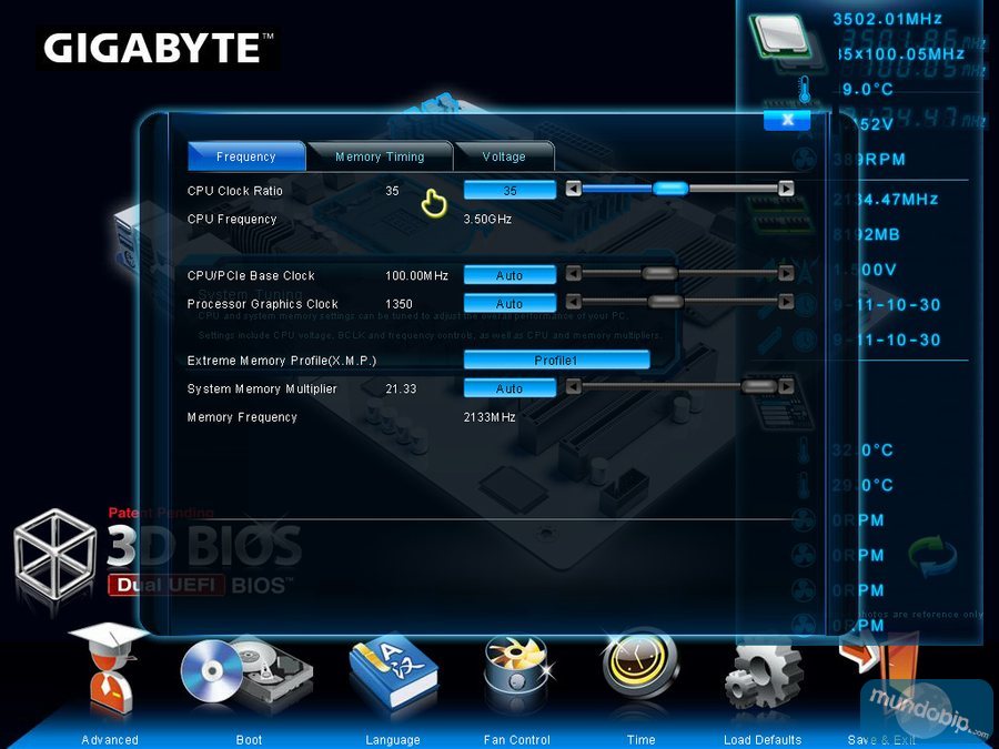 BIOS XI Gigabyte GA-Z77X-UP7