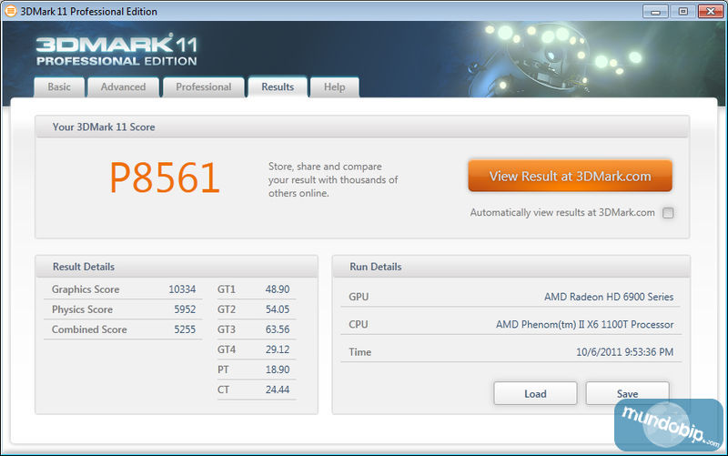 3DMark 11 OC AMD Radeon HD 6990