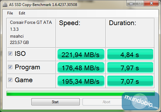 AS SSD Benchmark copy Corsair Force GT 240Gb