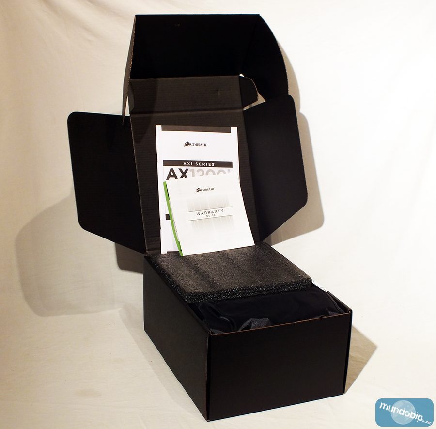 Apertura embalaje Corsair AX860i