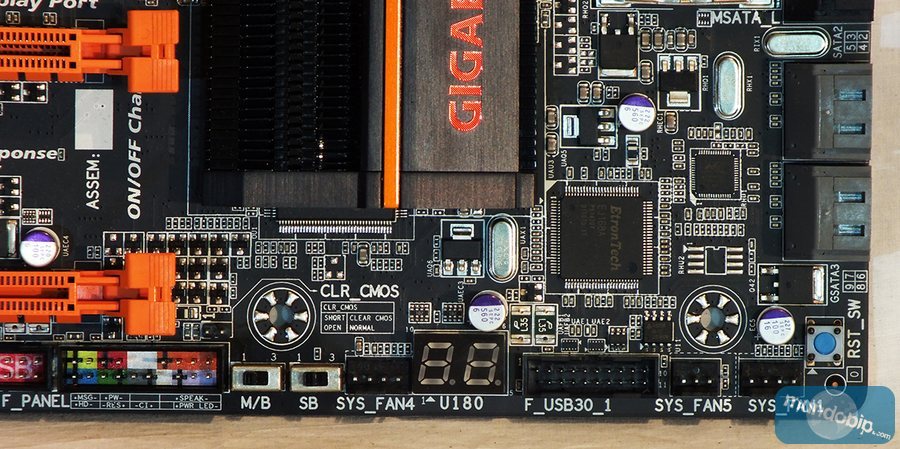 Conexiones chasis Gigabyte GA-Z77X-UP7