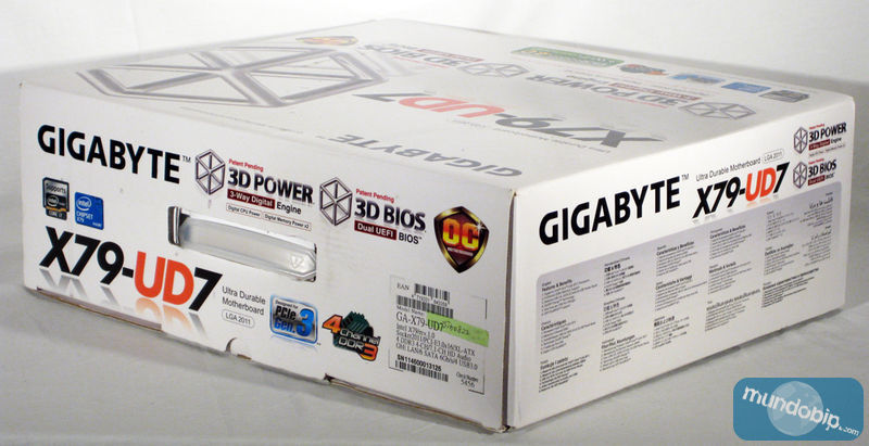 Embalaje exterior Gigabyte GA-X79-UD7
