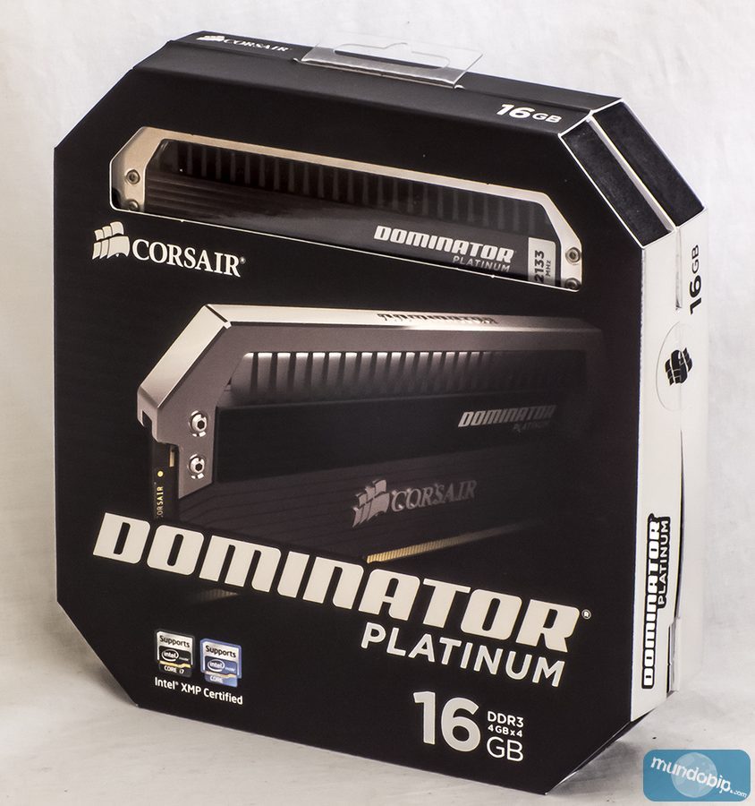 Embalaje ángulo Corsair Dominator Platinum 2133 CL9 CMD16GX3M4A2133C9