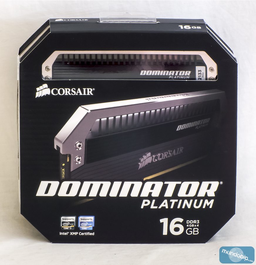 Embalaje frontal Corsair Dominator Platinum 2133 CL9 CMD16GX3M4A2133C9
