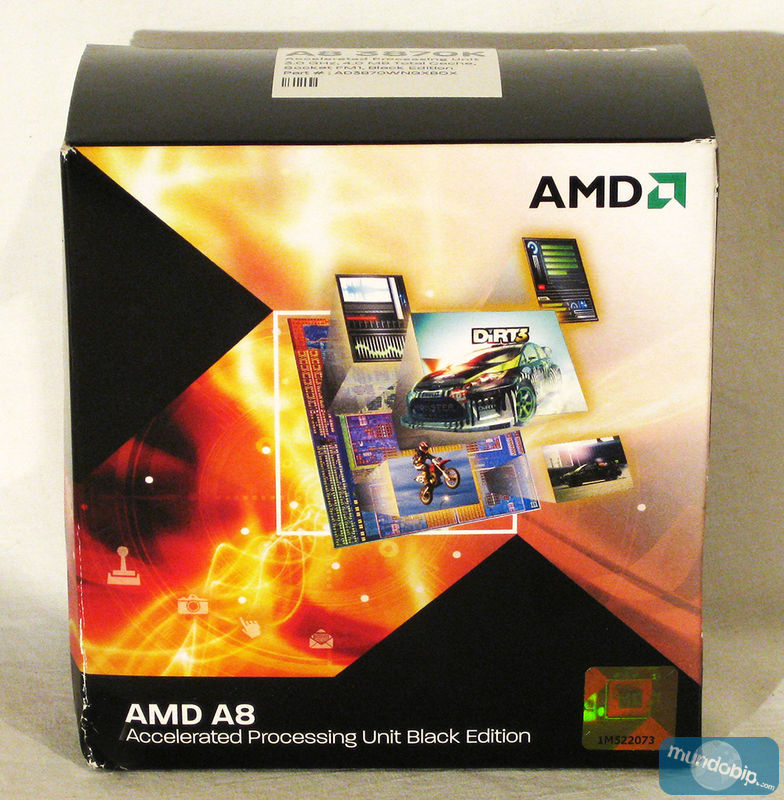 Frontal embalaje AMD A8 3870K