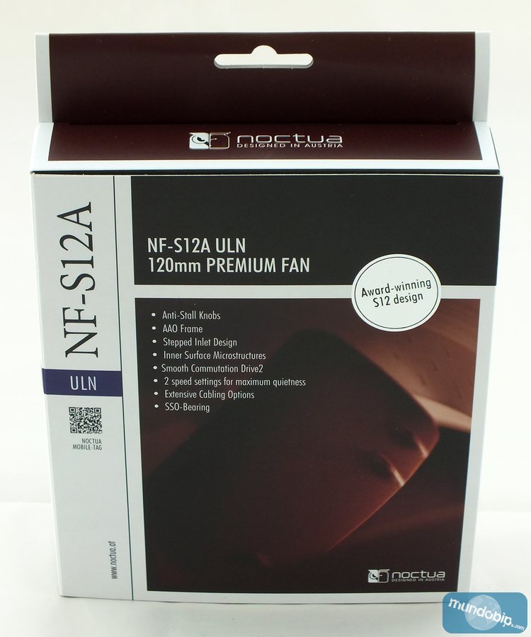 Frontal embalaje Noctua NF-S12A-ULN