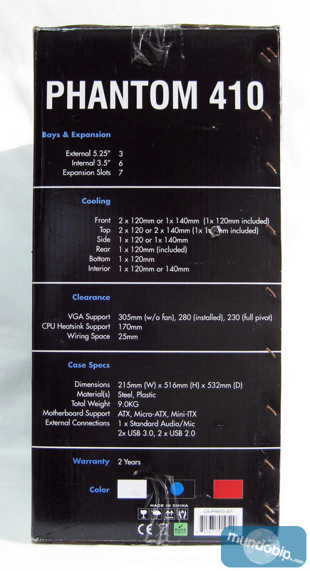 Lateral embalaje 2 NZXT Phanom 410
