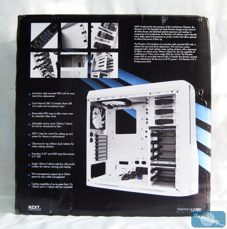 Trasera embalaje NZXT Phanom 410