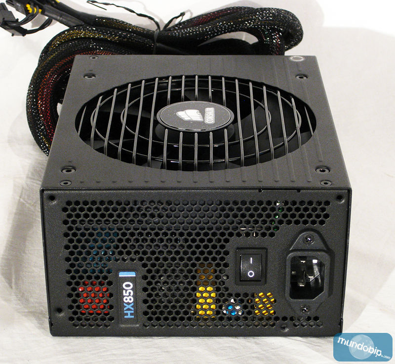Trasera Corsair HX850 Gold