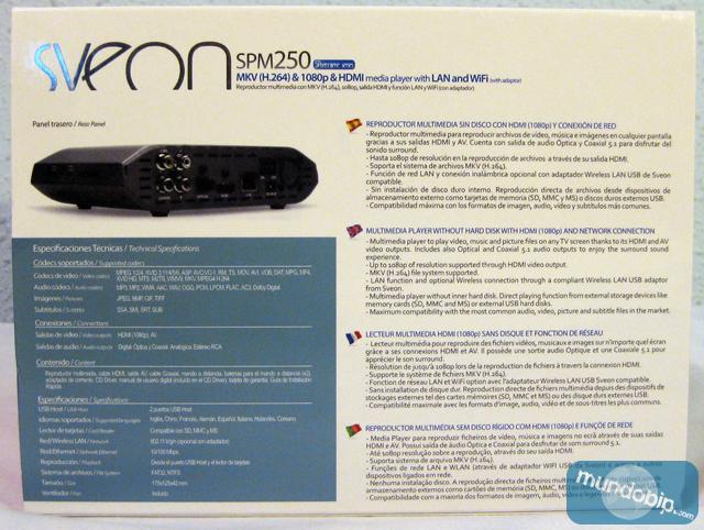 Caja abajo SVEON SPM 250