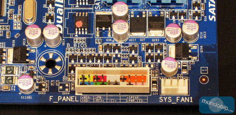 Conectores cableado chasis Gigabyte 870A UD3