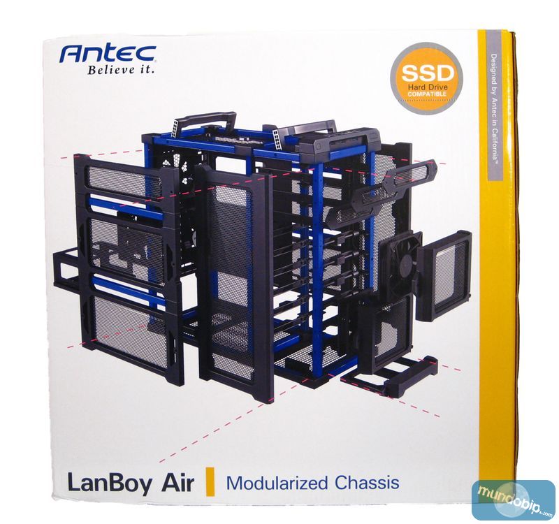 Delantera embalaje Antec LanBoy Air