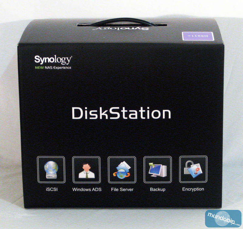 Frontal embalaje Synology DiskStation DS211+