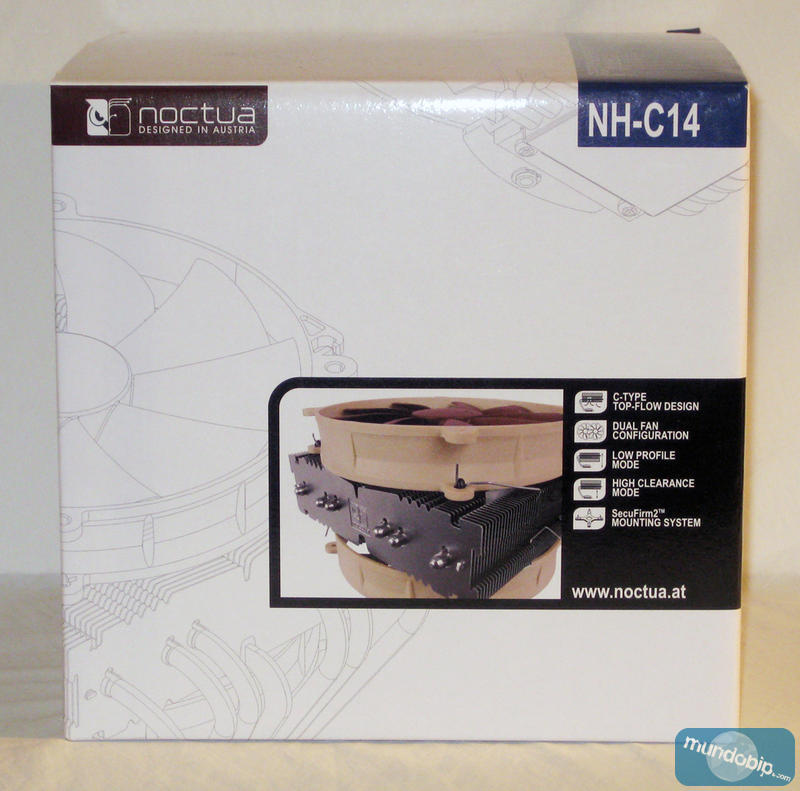 Frontal embalaje Noctua NH-C14