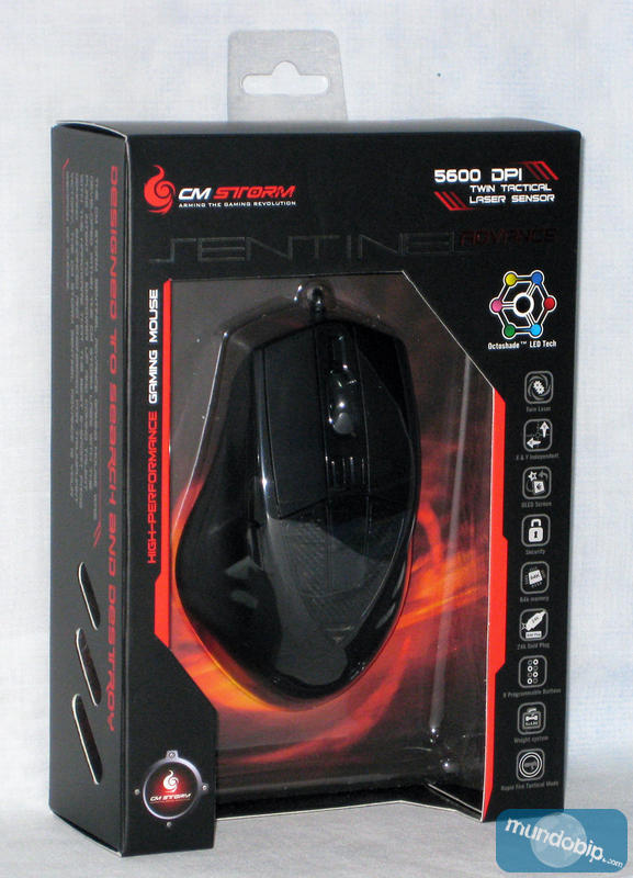 Frontal caja CM Storm Sentinel Advanze