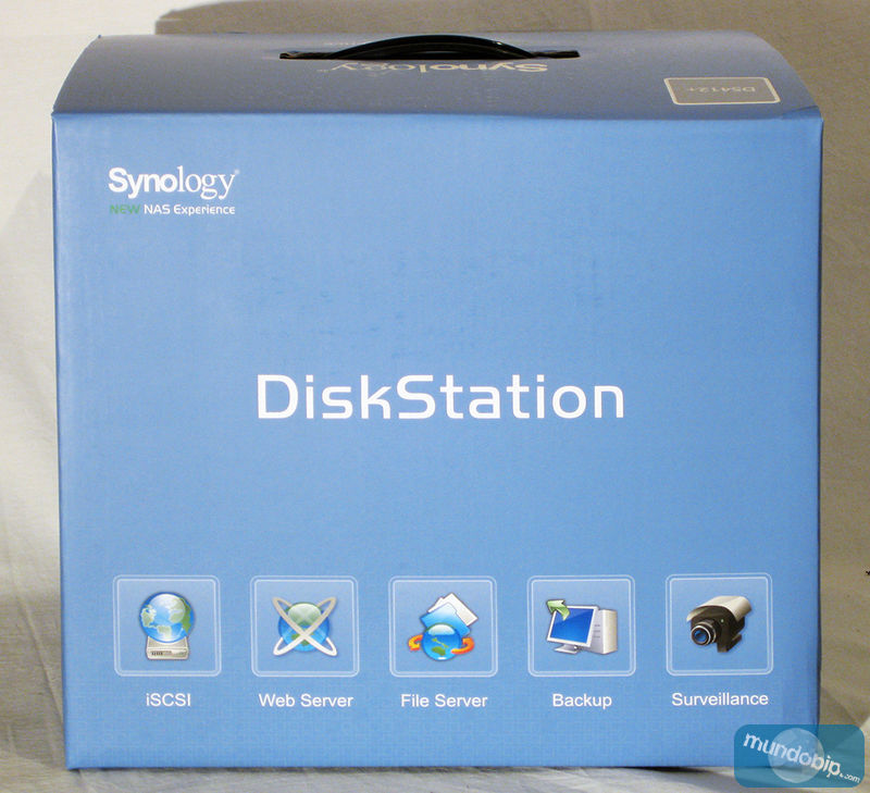 Frontal embalaje Synology DS412+