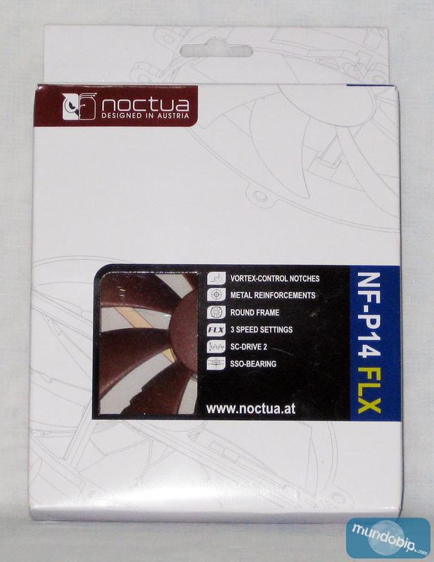 Parte frontal caja Noctua NF-P14 FLX