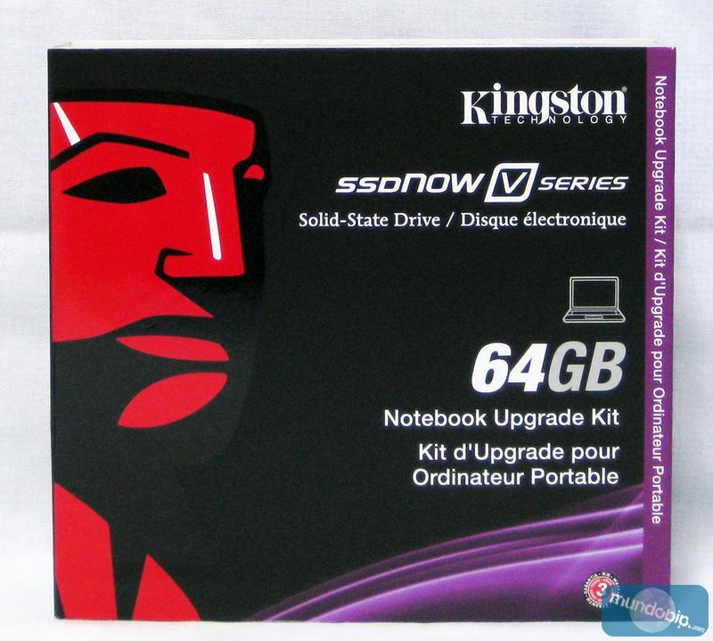 Frontal caja Kingston SSDNow V Series 64GB