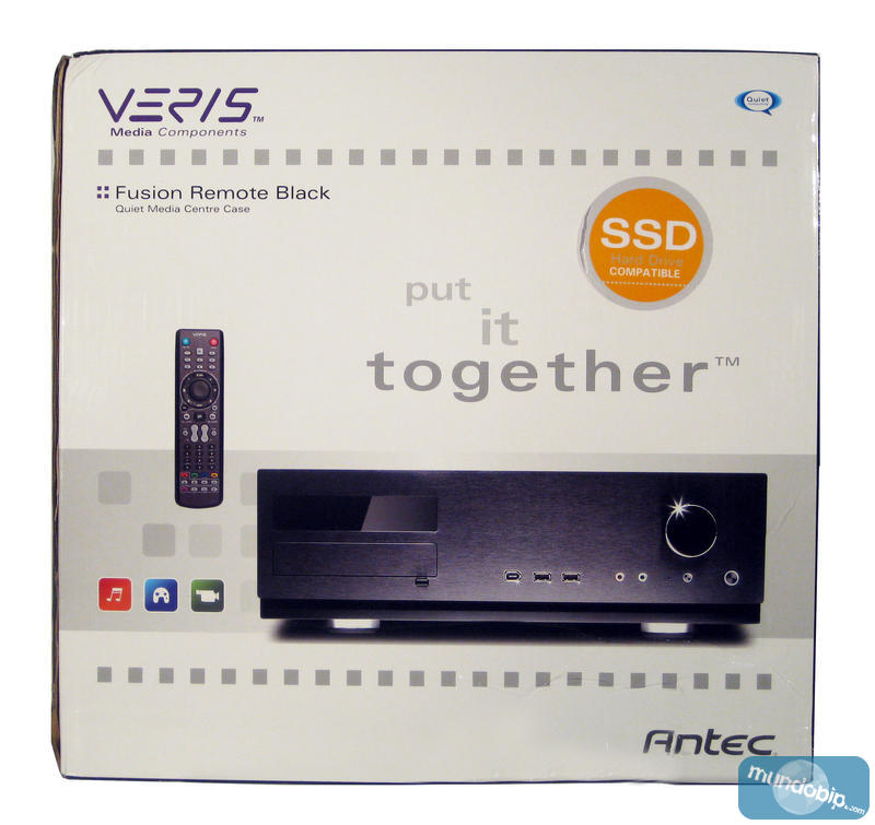 Frontal embalaje Antec Fusion Remote Black