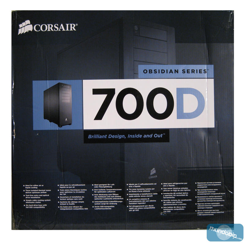 Frontal embalaje Corsair 700D