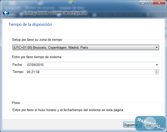 Paso 5 instalacin Synology DiskStation DS410j