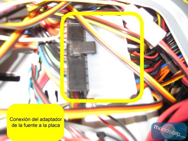 Adaptador de corriente de la placa base del panel Sagitta II