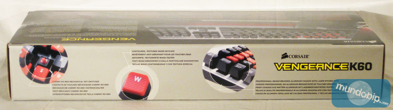 Lateral teclas Corsair Vengeance K60