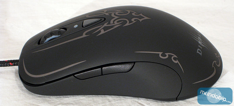 Lateral angulo derecha Raton SteelSeries Diablo III