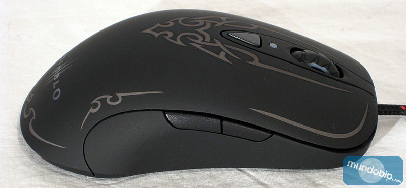 Lateral ngulo izquierda Raton SteelSeries Diablo III