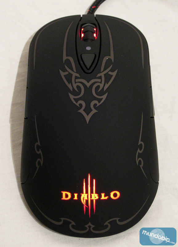 Led parte trasera Raton SteelSeries Diablo III