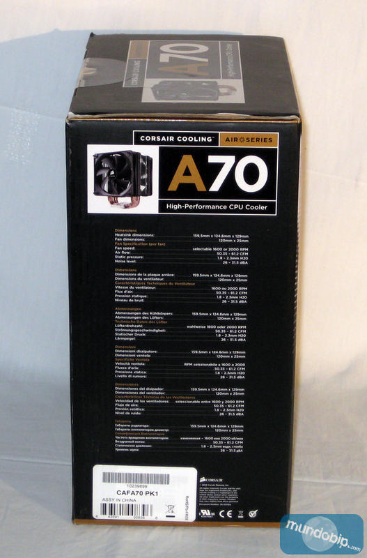Lateral Caja Corsair A70