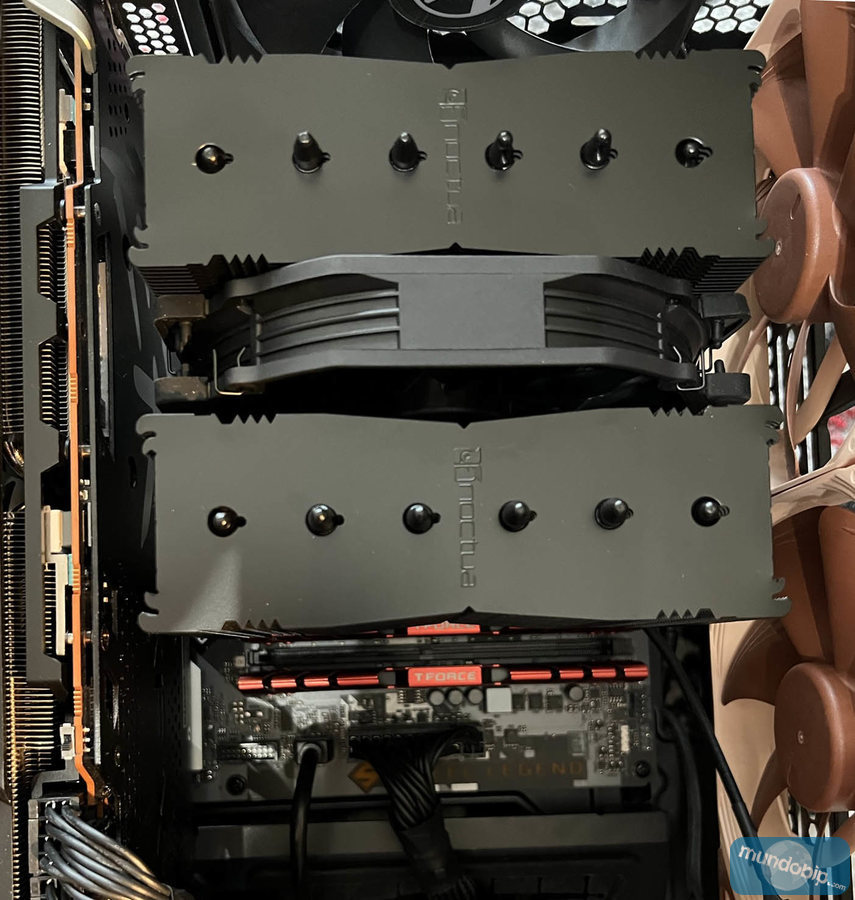 Noctua NH-D15 instalacion sin ventilador frontal