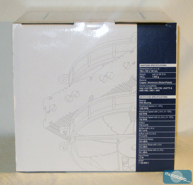Parte superior embalaje Noctua NH-C14