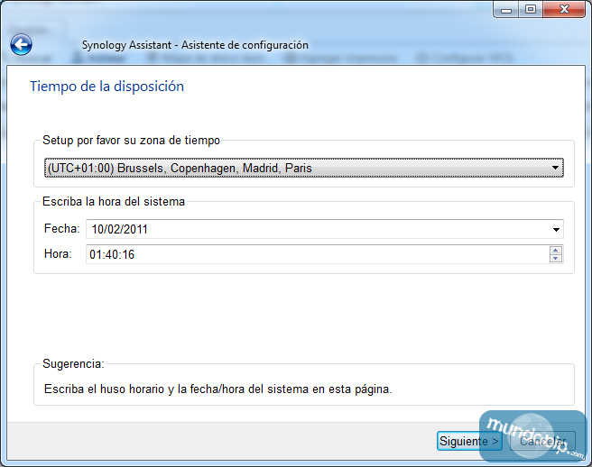 Paso 6 instalacin Synology DiskStation DS211+
