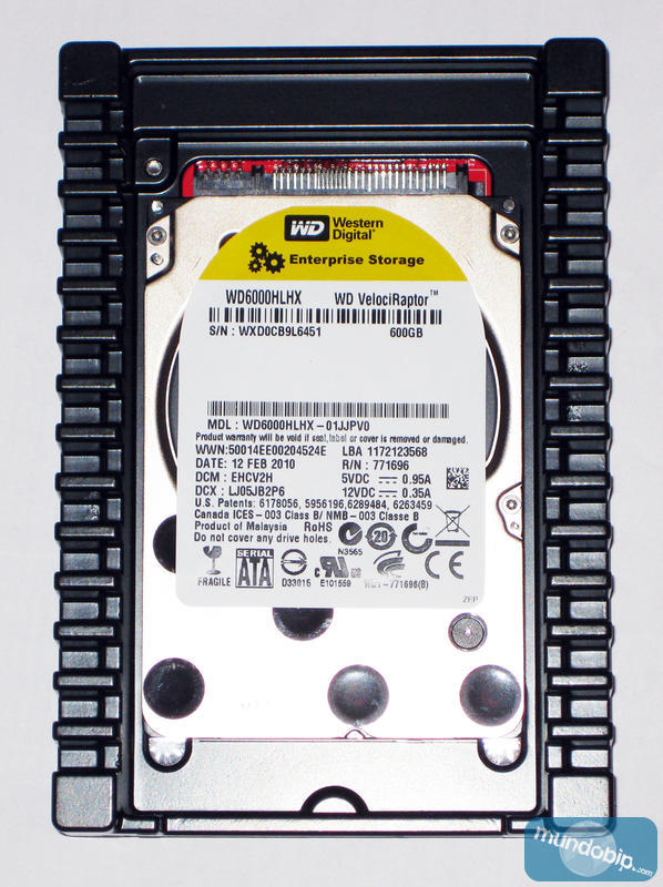 Parte superior WD Velociraptor 600GB