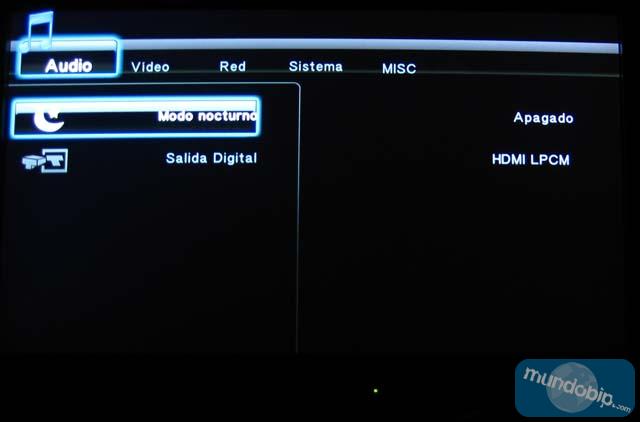 Configuracion audio SVEON SPM250