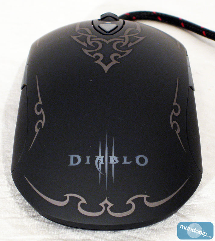 Trasera ngulo Raton SteelSeries Diablo III