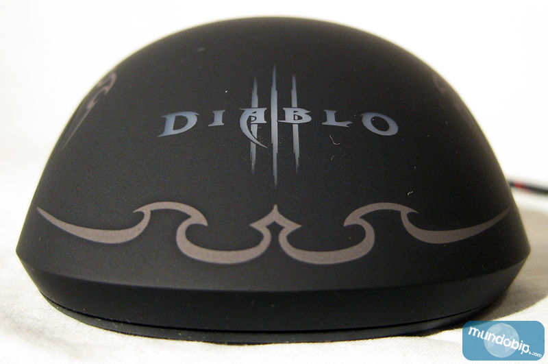 Trasera logo Raton SteelSeries Diablo III