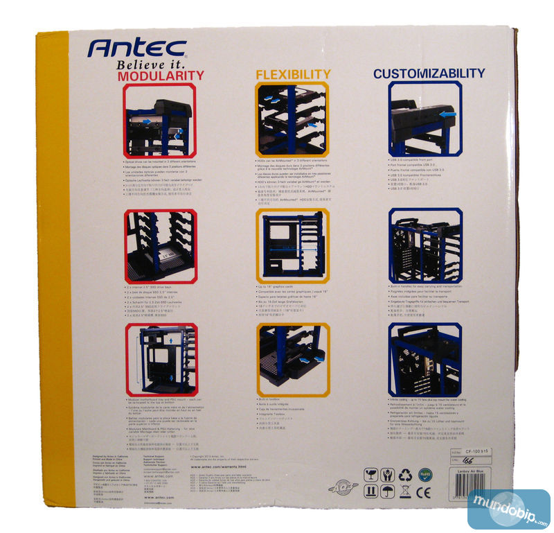 Trasera embalaje Antec LanBoy Air